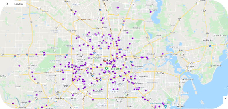 Sexual Assault Q1 map 1 Houston Crime Stoppers