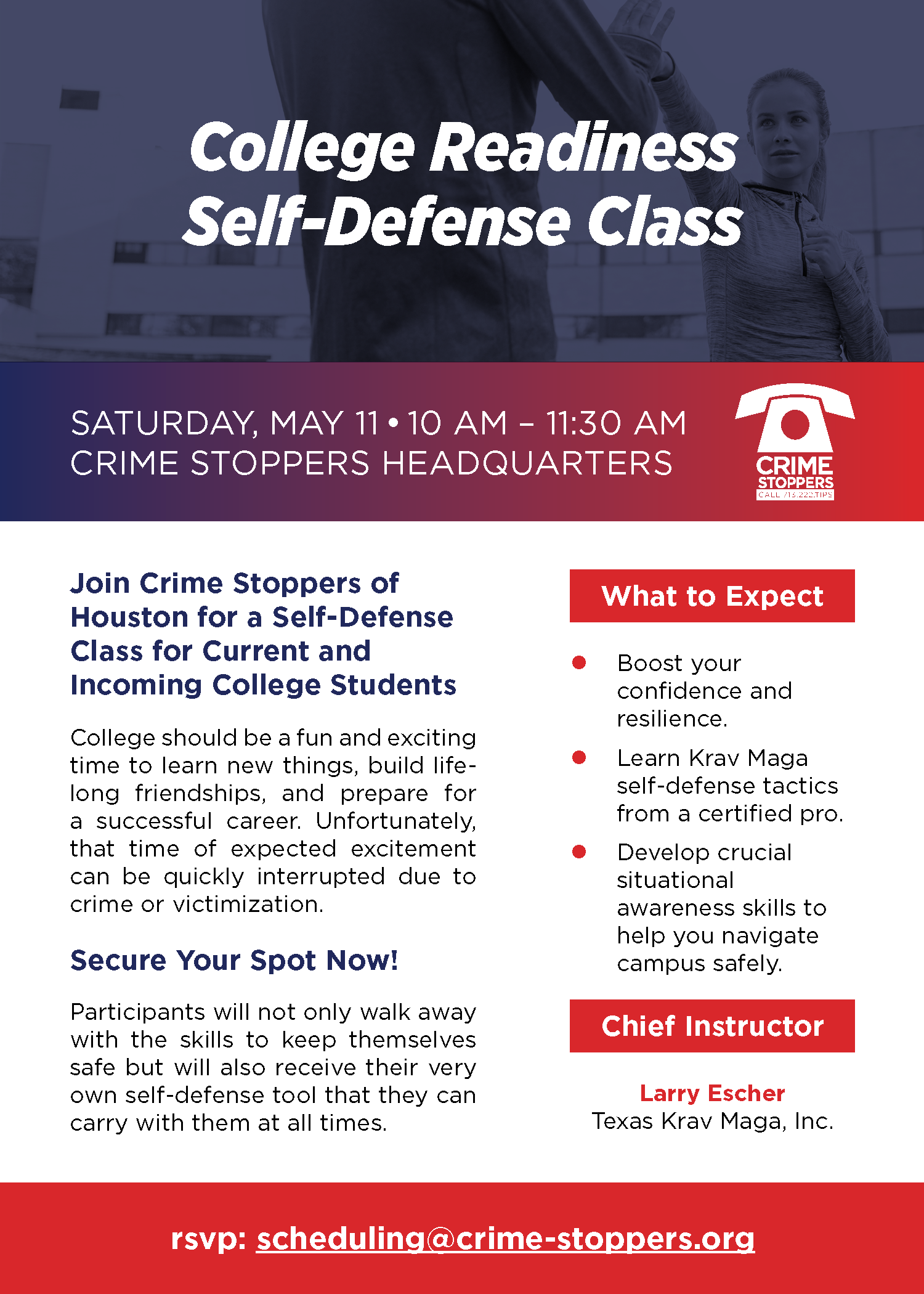 Self Defense Flyer Draft2 Houston Crime Stoppers
