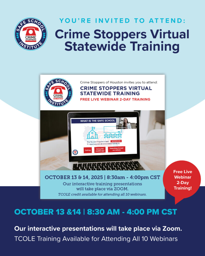 Statewide Training Social Media2 Houston Crime Stoppers