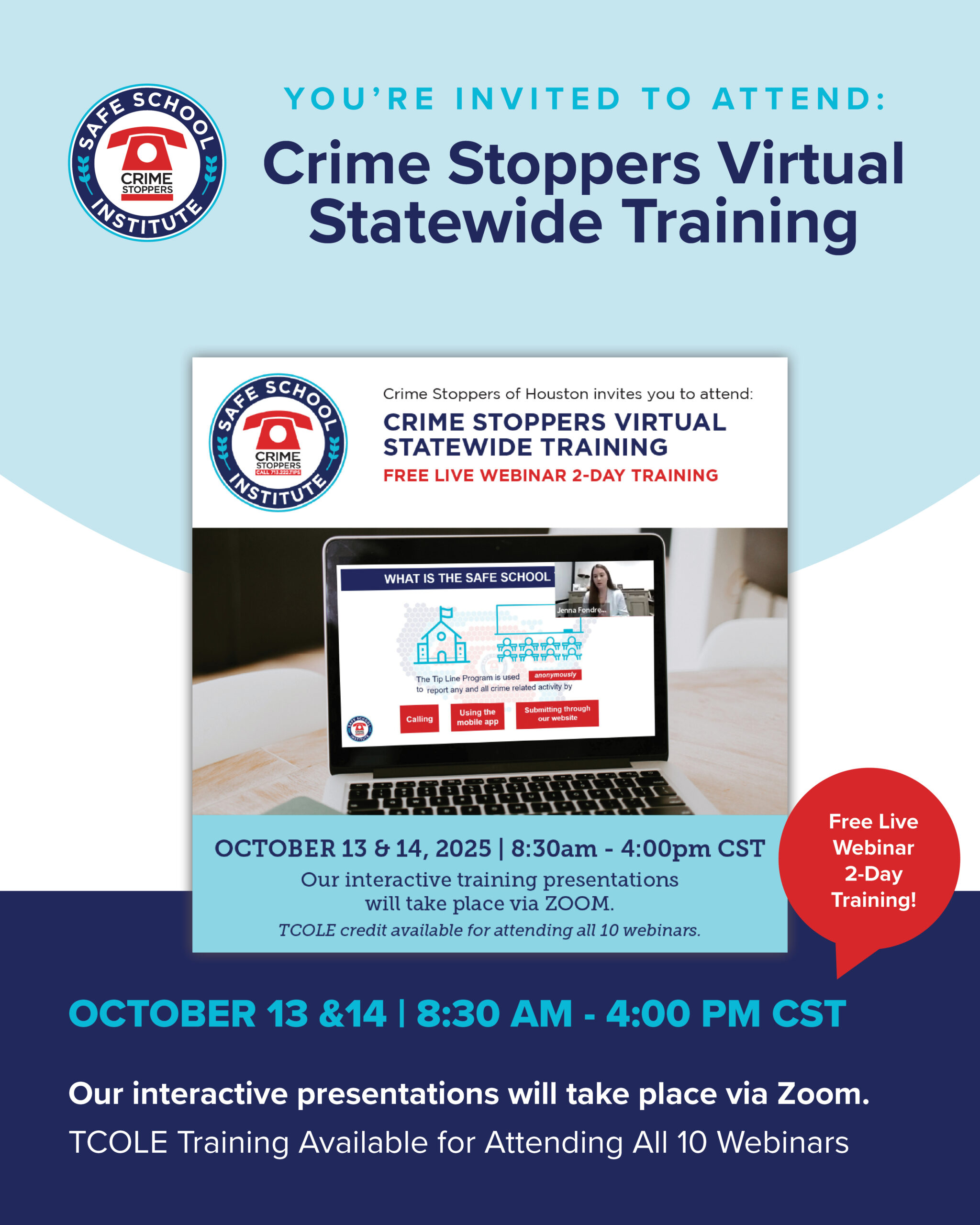 Statewide Training Social Media2 scaled Houston Crime Stoppers