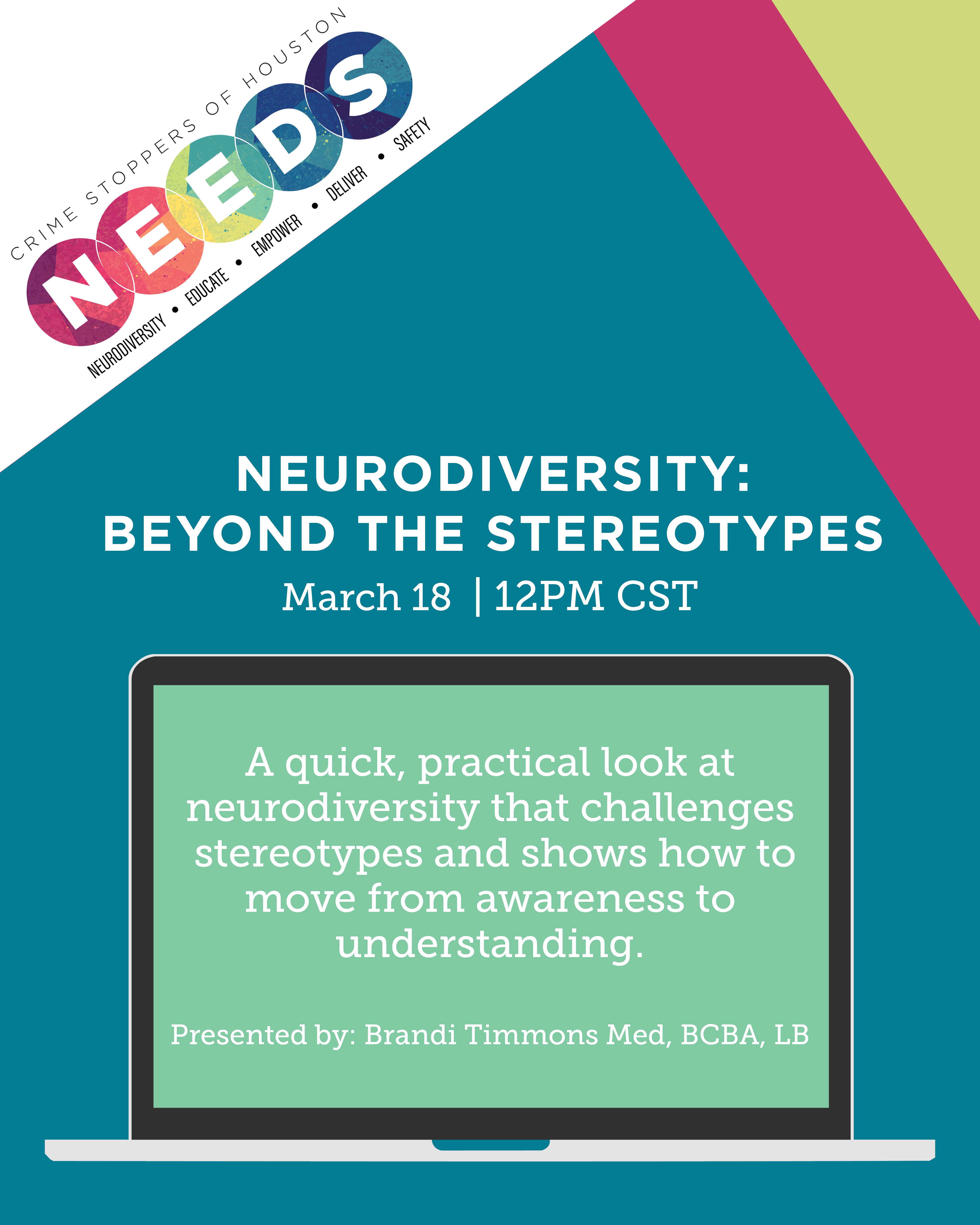 NEEDS Webinar Flyer Houston Crime Stoppers