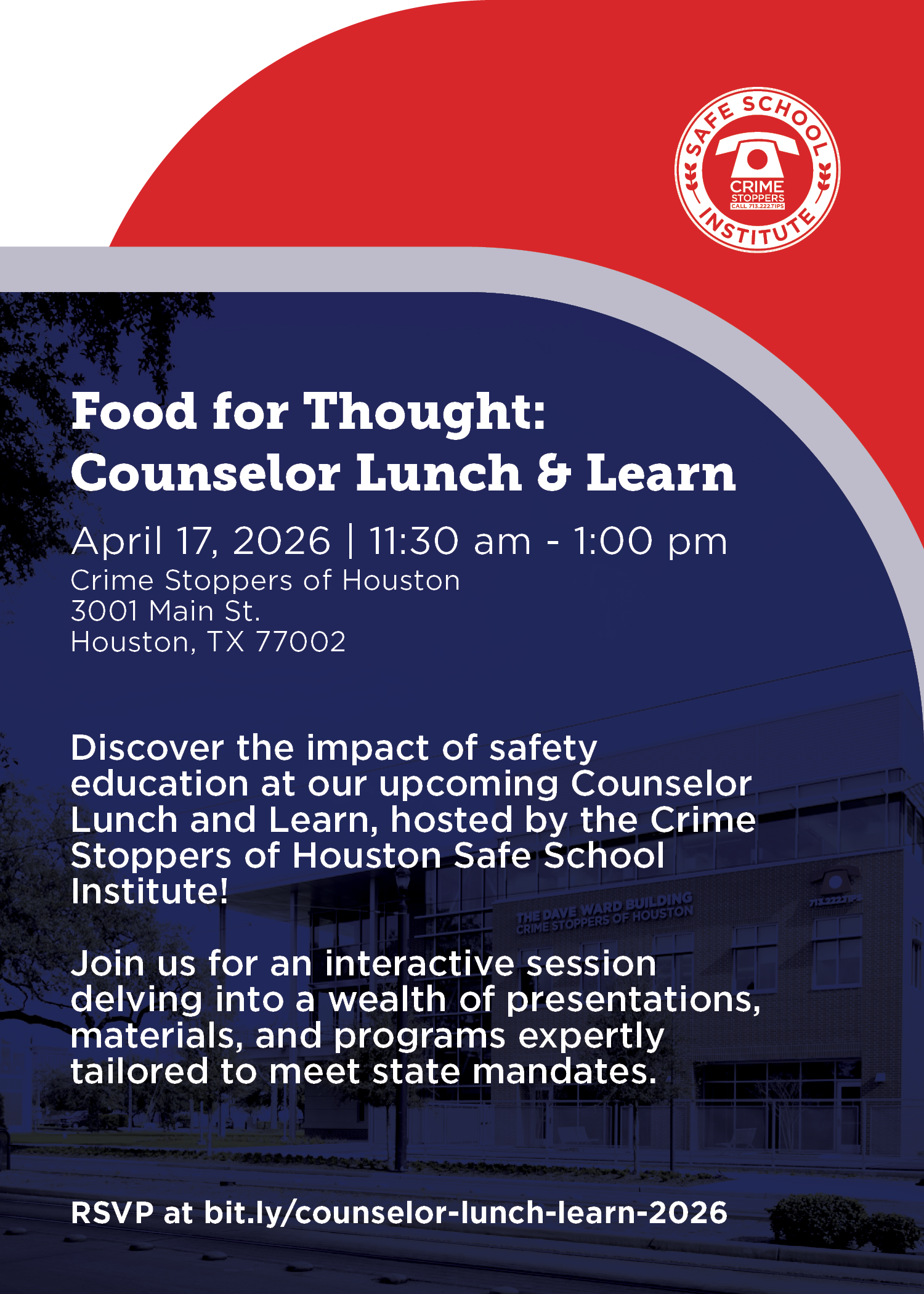 Lunch and Learn Houston Crime Stoppers