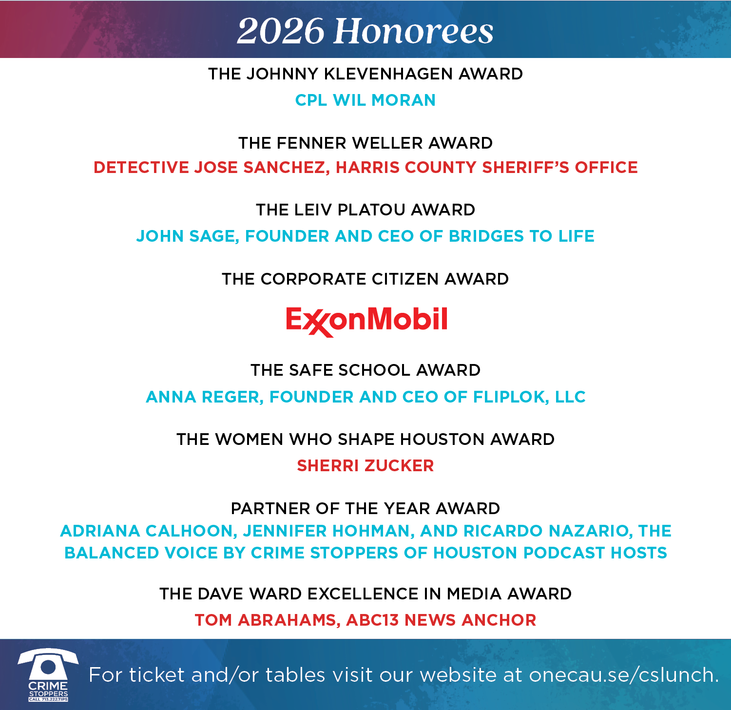 Luncheon Invite 2026 3 Houston Crime Stoppers